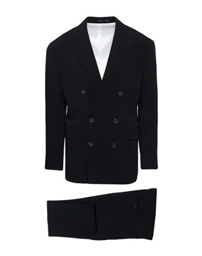 Dsquared2 Man Suit Black Size 42 Viscose, Acetate