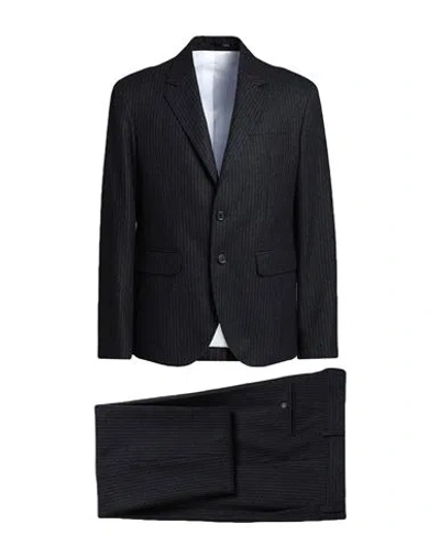 DSQUARED2 DSQUARED2 MAN SUIT CHARCOAL SIZE 38 WOOL
