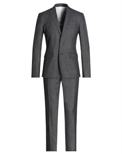 Dsquared2 Man Suit Steel Grey Size 44 Virgin Wool