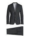Dsquared2 Man Suit Grey Size 38 Polyester, Virgin Wool, Elastane In Gray