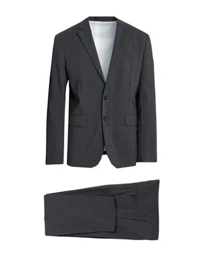 DSQUARED2 DSQUARED2 MAN SUIT LEAD SIZE 42 VIRGIN WOOL, ELASTANE