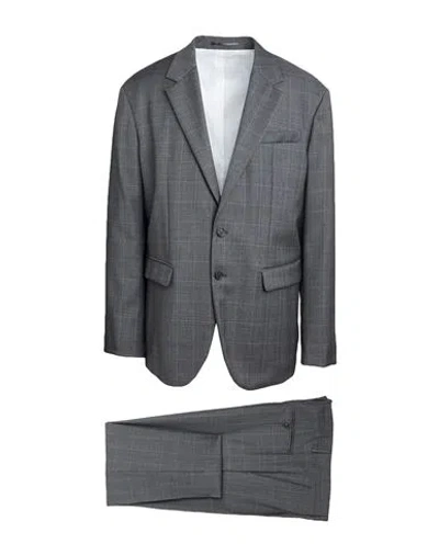 Dsquared2 Man Suit Grey Size 38 Wool, Elastane