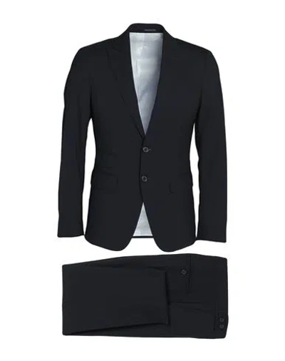 Dsquared2 Man Suit Midnight Blue Size 36 Wool, Elastane