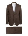 Dsquared2 Man Suit Military Green Size 38 Cotton, Elastane
