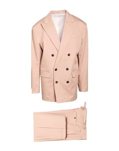 Dsquared2 Man Suit Pink Size 46 Cotton, Elastane