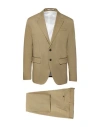 Dsquared2 Man Suit Sand Size 44 Cotton, Elastane In Brown