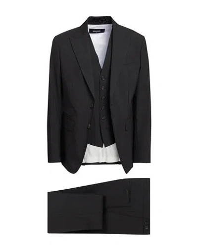 Dsquared2 Man Suit Midnight Blue Size 42 Polyester, Virgin Wool, Elastane