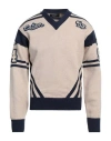 Dsquared2 Man Sweater Beige Size M Cotton, Polyester, Acrylic In Beige