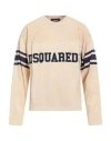 Dsquared2 Logo-embroidered Sweater In Neutral