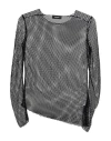 Dsquared2 Man Sweater Black Size M Polyamide, Elastane In Black