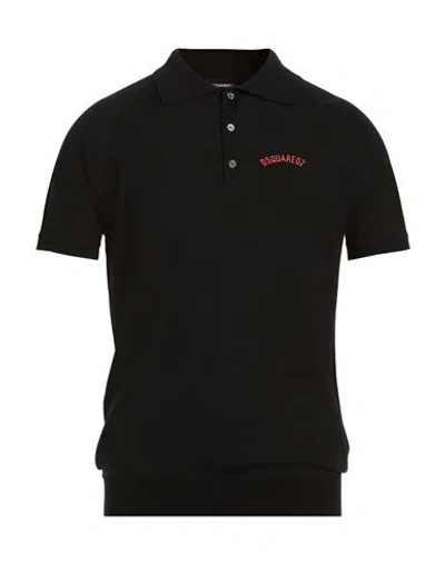 Dsquared2 Man Sweater Black Size L Virgin Wool