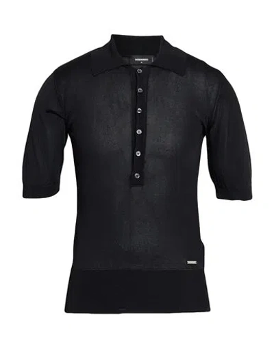 Dsquared2 Man Sweater Black Size L Viscose