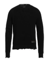 Dsquared2 Man Sweater Black Size L Wool