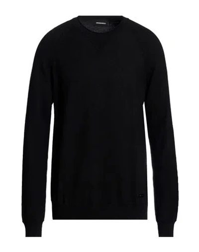 Dsquared2 Man Sweater Black Size Xl Virgin Wool