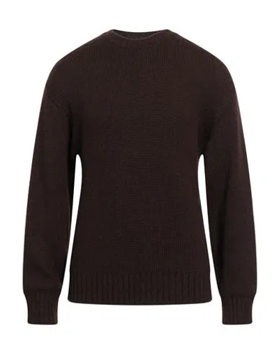 Dsquared2 Man Sweater Dark Brown Size L Alpaca Wool