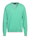 DSQUARED2 DSQUARED2 MAN SWEATER GREEN SIZE L VIRGIN WOOL, CASHMERE, POLYESTER