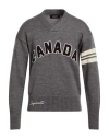 Dsquared2 Man Sweater Grey Size L Wool In Gray