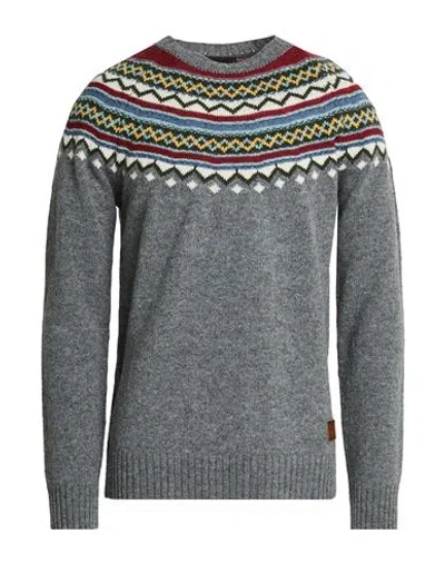 Dsquared2 Man Sweater Grey Size Xl Virgin Wool In Gray