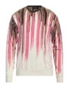 Dsquared2 Man Sweater Ivory Size L Virgin Wool, Polyamide In White