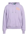 Dsquared2 Man Sweater Light Purple Size M Cotton In Purple