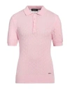 Dsquared2 Man Sweater Pink Size L Cotton