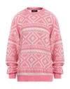 Dsquared2 Man Sweater Pink Size M Cotton, Linen