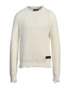 Dsquared2 Man Sweater White Size M Wool