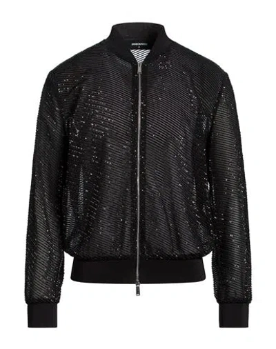 Dsquared2 Man Sweatshirt Black Size 38 Polyester