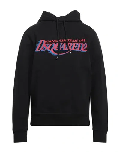 Dsquared2 Man Sweatshirt Black Size L Cotton