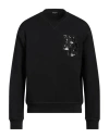 Dsquared2 Man Sweatshirt Black Size L Cotton In Black