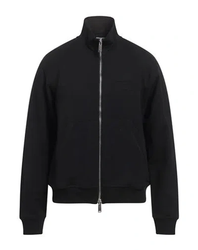 Dsquared2 Man Sweatshirt Black Size L Cotton