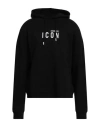 Dsquared2 Be Icon Hoodie In Black