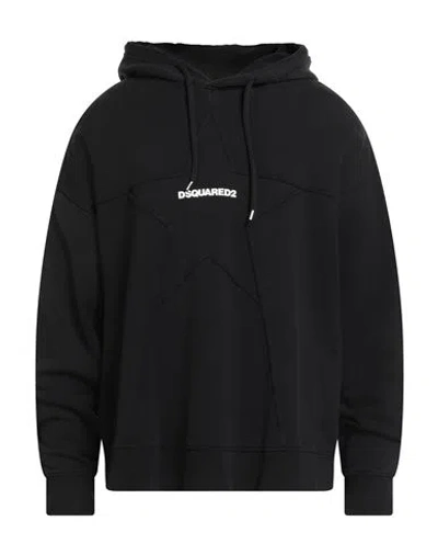 Dsquared2 Man Sweatshirt Black Size L Cotton