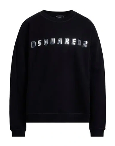 Dsquared2 Man Sweatshirt Black Size L Cotton