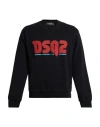 Dsquared2 Man Sweatshirt Black Size L Cotton