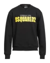 Dsquared2 Man Sweatshirt Black Size L Cotton