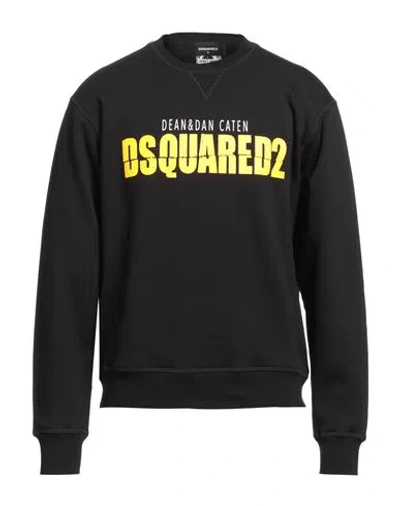 Dsquared2 Man Sweatshirt Black Size L Cotton
