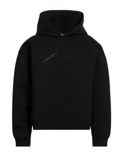 Dsquared2 Man Sweatshirt Black Size L Cotton