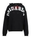 Dsquared2 Man Sweatshirt Black Size L Cotton In Black