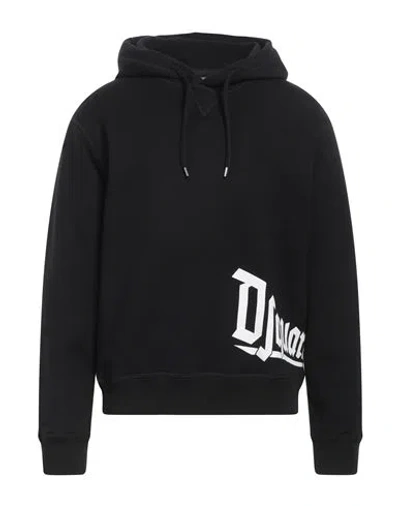 Dsquared2 Man Sweatshirt Black Size L Cotton