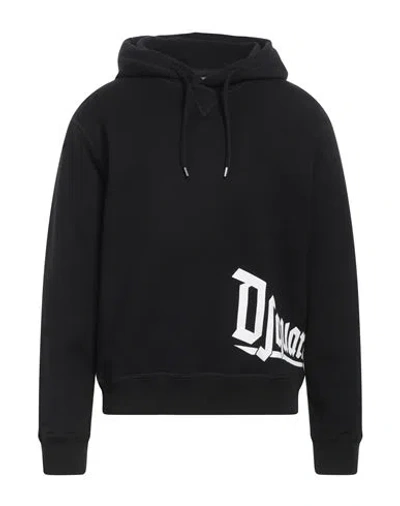 DSQUARED2 DSQUARED2 MAN SWEATSHIRT BLACK SIZE M COTTON
