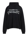 Dsquared2 Canadian Village Logo Loose Fit Hoodie In Black