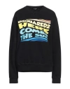 Dsquared2 Logo-print Cotton Sweatshirt In Black