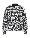 Dsquared2 Man Sweatshirt Black Size L Cotton, Elastane