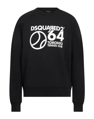 Dsquared2 Toronto Tennis Club Sweatshirt In Black