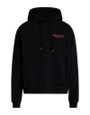 Dsquared2 Man Sweatshirt Black Size L Cotton, Elastane In Black