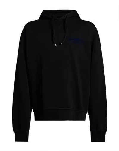 Dsquared2 Man Sweatshirt Black Size L Cotton, Elastane