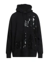 Dsquared2 Man Sweatshirt Black Size L Cotton, Elastane In Black