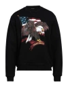 Dsquared2 Graphic-print Cotton Sweatshirt In Black