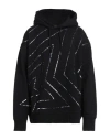 Dsquared2 Man Sweatshirt Black Size L Cotton, Elastane In Black